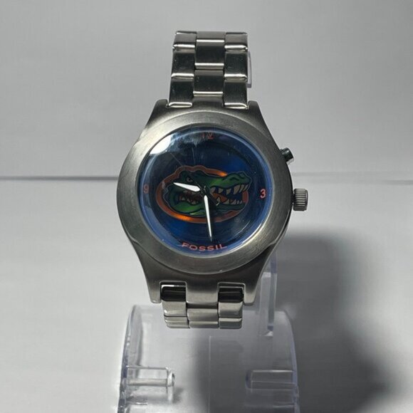 Florida Gators NCAA Stainless-Steel Kaleido Watch by Fossil NEW (RARE) - Picture 1 of 9